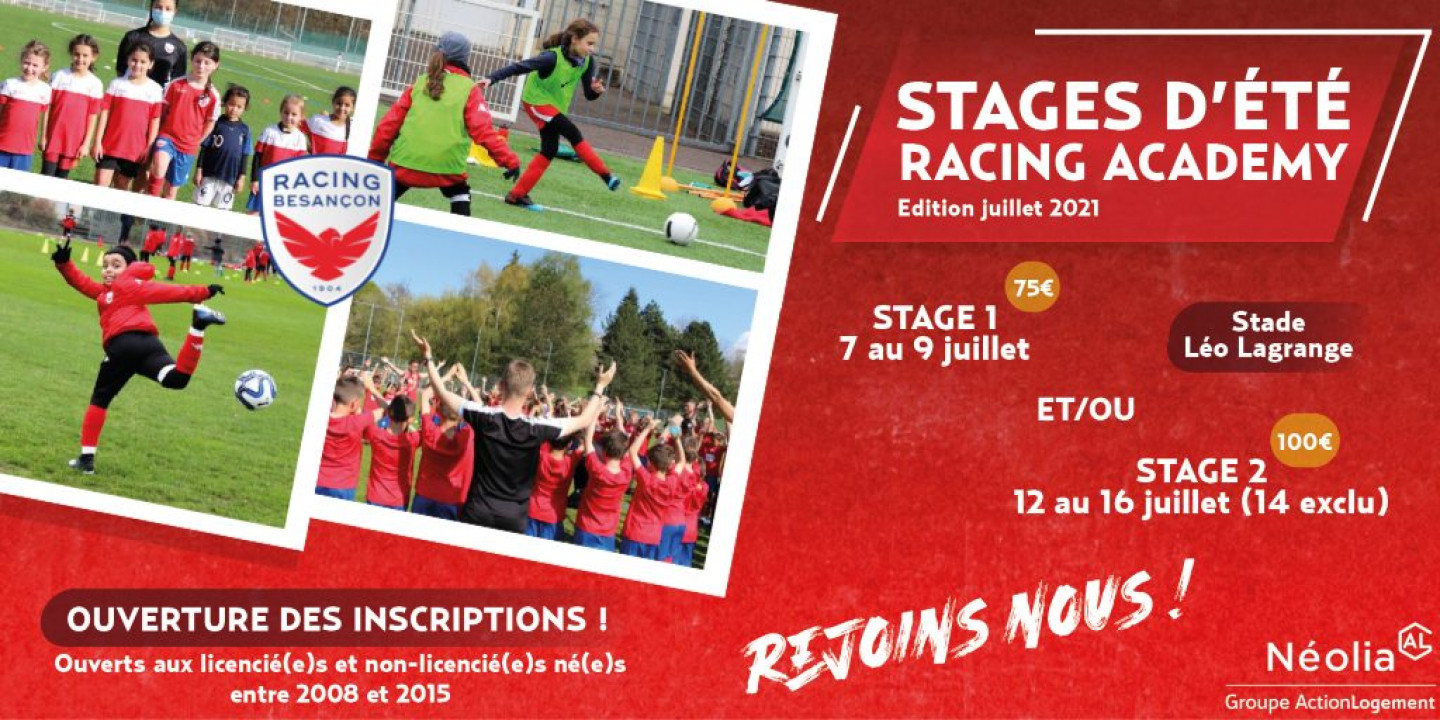 Stages D Ete Racing Academy Racing Besancon
